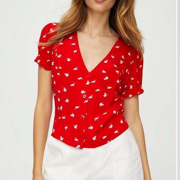 Sunday Best Tops - Aritzia Sunday Best Taryn Blouse
